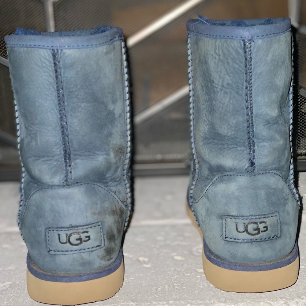 Weather Uggs. Crafted from waterproof suede with seam-sealed construction.